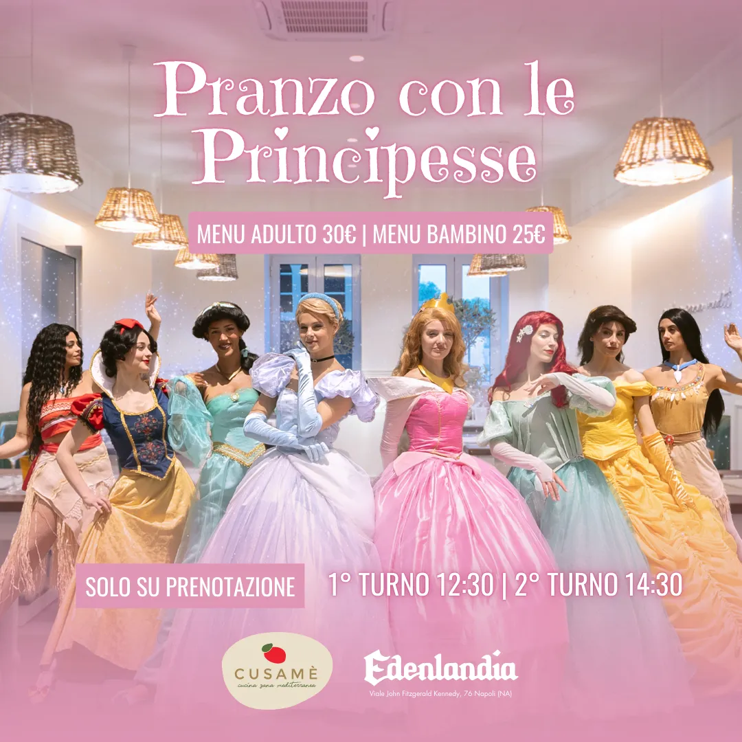 PRANZO CON LE PRINCIPESSE